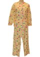 パジャマ　黄色花柄長袖