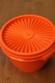 ビンテージタッパーウェア 保存容器 キャニスター オレンジ
