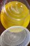 画像3: ユタカ 保存容器 丸型ザル付バット 黄色 (3)