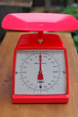 画像3: TANITAハカリ キッチンスケール2kg 赤ピンク