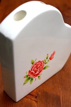 画像1: 花瓶 薔薇の一輪挿し