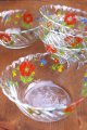 ナルミ 耐熱ガラス花柄小鉢 クックマミー 小皿
