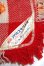 画像3: コタツ上掛 コタツカバー 赤×白チェック花柄 (3)