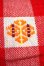 画像2: コタツ上掛 コタツカバー 赤×白チェック花柄 (2)
