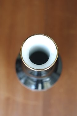画像4: 花瓶  白黒水玉
