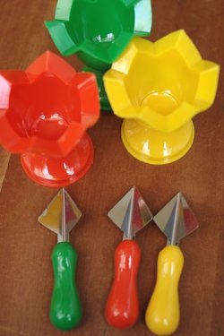 画像3: 卵花型切器(赤/緑/黄色)