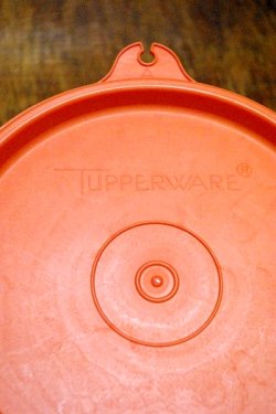 画像2: タッパーウェア 保存容器 オレンジ