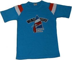 画像1: T-シャツ　WIND SURF水色