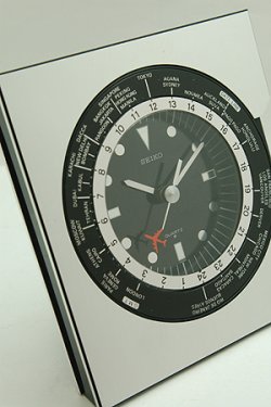 画像1: SEIKO(セイコー)クオーツクロック 世界時計