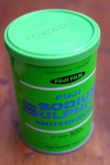 画像: 古いスチール缶 富士フィルム 富士無水亜硫酸ソーダ