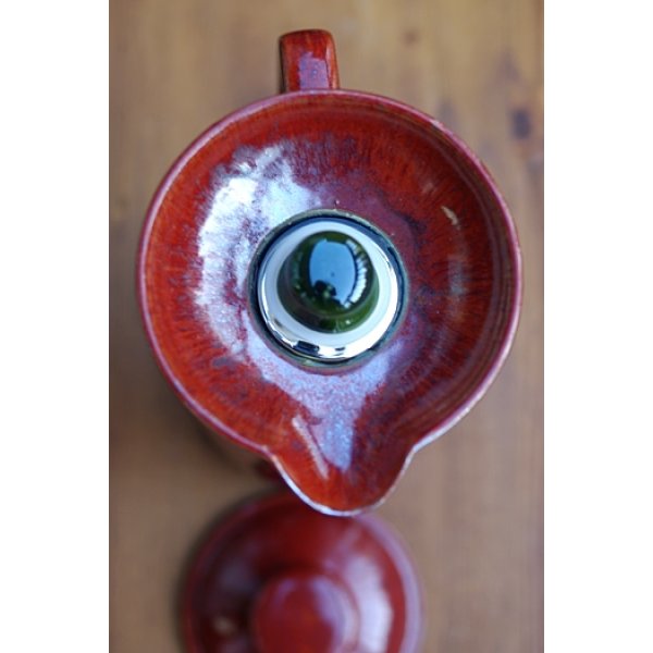 画像4: 日陶産業 陶泉作 清水焼 チャイナーマホー瓶 スカンセンシリーズいこいセット (4)