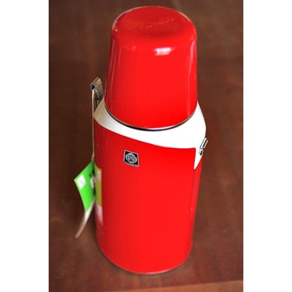 画像1: タイガー魔法瓶 保温水筒 ピックボトル 赤 (1)