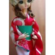 画像3: ポーズ人形 赤い着物の少女 (3)