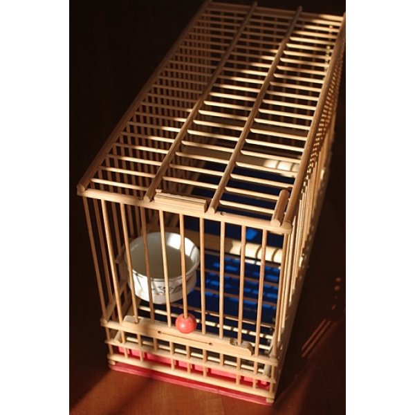 画像1: 鳥かご 竹籠 (1)