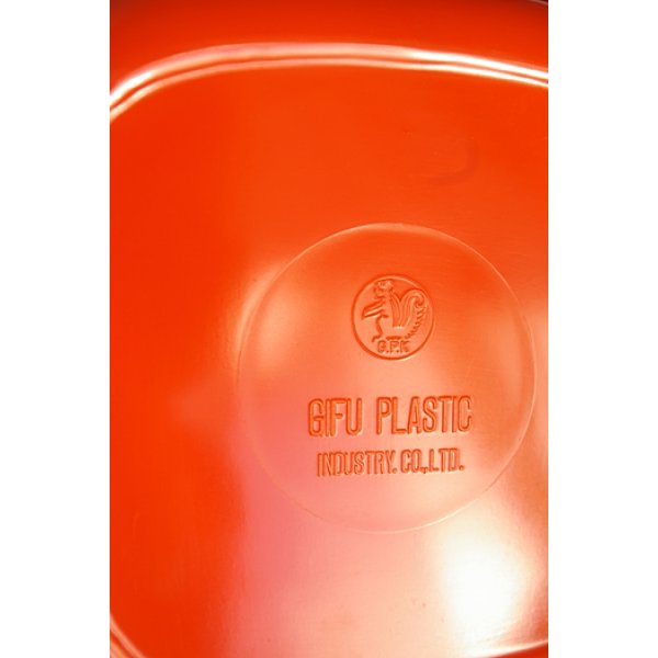 画像5: リスのメラミンウェア ユースコ 保存容器 オレンジ(大/小) (5)