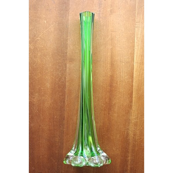 画像5: 花瓶 一輪挿し ガラスグリーン  (5)