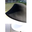 画像1: フェルト帽子黒 (1)