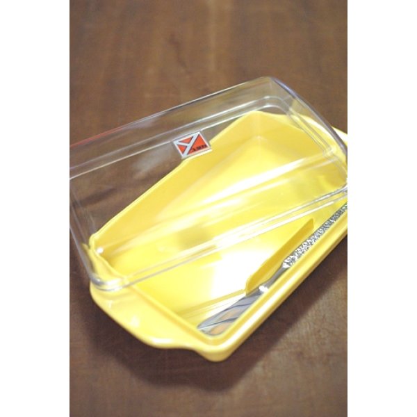 画像1: ユタカ　バターケース 黄色 (1)