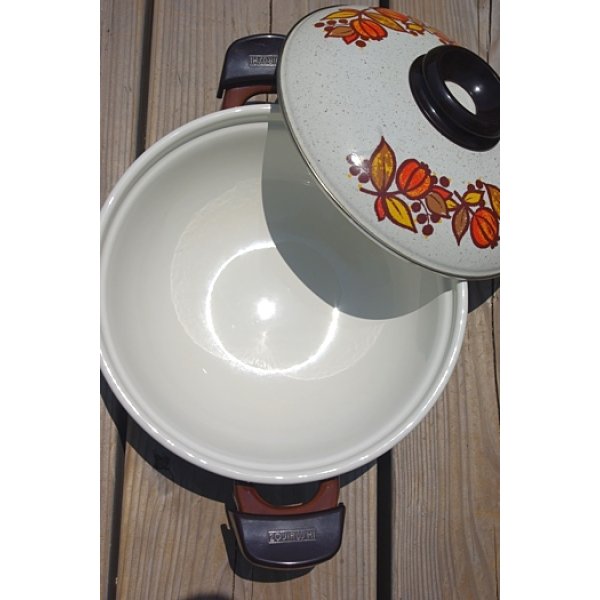 画像3: 象印両手丸鍋26cm 茶 (3)