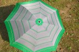 画像: 折り畳み傘 緑ライン