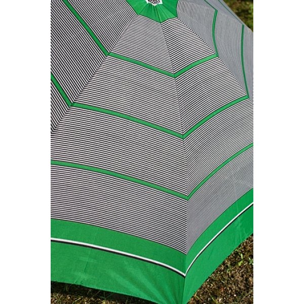 画像2: 折り畳み傘 緑ライン (2)