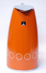 画像: ナショナル魔法瓶 エベレスト オレンジ×白丸模様