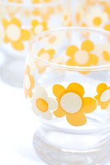 画像: ササキガラス 花柄グラス