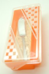画像: バターケース アサヒ ナイフ付 オレンジ