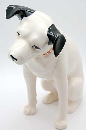 画像: ビクター犬 ニッパー(陶器) 17cm
