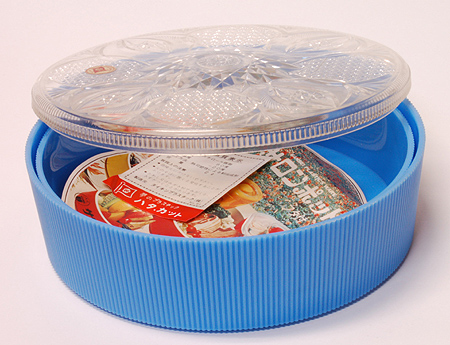 画像: ハタ印 保存容器 サロンポットSET 青色