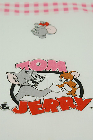 画像1: トムとジェリー(TOM&JERRY)ハンカチ (1)