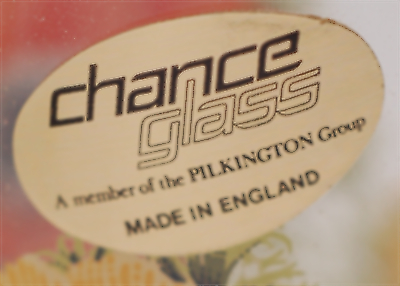 画像: PILKINGTON社製チャンスグラス Chance glass ポピー  