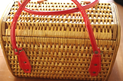 画像: 天然編みバスケットバッグ