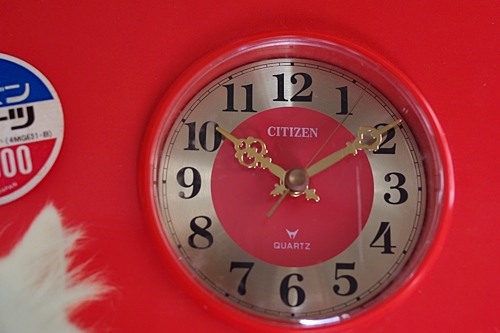 画像: CITIZEN(シチズン)クオーツ パネルクロック ふれあい 白猫 壁掛け時計 