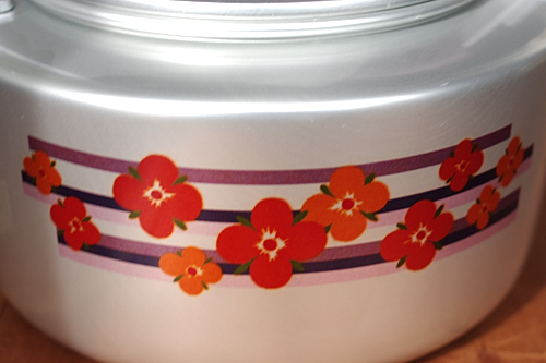画像: ホクセイ日軽 ラブリーナ アルミやかん 花柄
