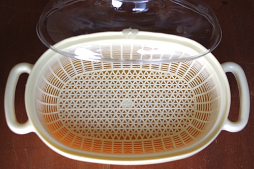 画像: タケヤプラスチック ベルポットシリーズ ジャン ザル付保存容器 楕円