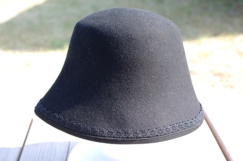 画像: フェルト帽子黒