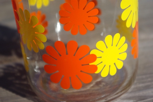 画像: 保存瓶 キャニスター 花柄 