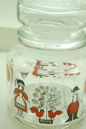 画像1: アデリアグラス保存瓶 キャニスター (1)