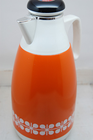 画像1: タケフジ スィートポット 魔法瓶 オレンジ (1)