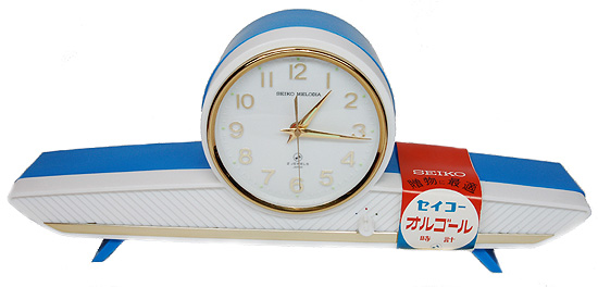 画像: SEIKO(セイコー)オルゴール時計 青