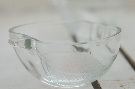 画像: ソガガラス リンゴ形小鉢 小皿 クリア