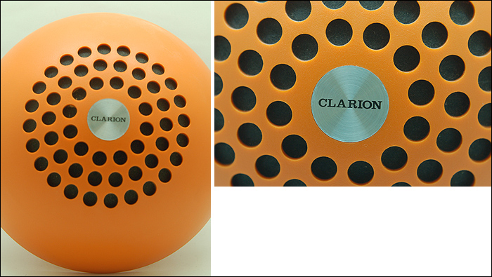 画像: CLARION(クラリオン)きのこ型スピーカー オレンジ