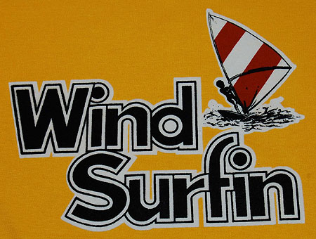 画像: T-シャツ　Wind Surfin黄色