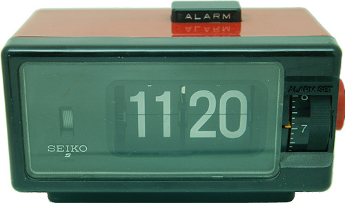 画像: SEIKO(セイコー)アラーム付きパタパタ時計 赤