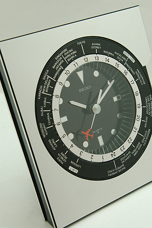 SEIKO(セイコー)クオーツクロック 世界時計 - マングル