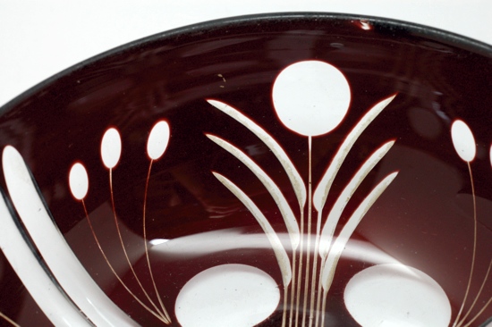 画像: 切子ガラス 盛鉢