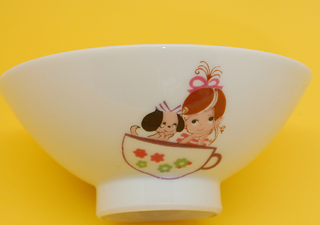 画像: 菱松陶苑 女の子お茶碗