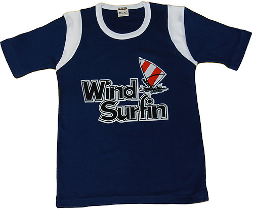 画像1: T-シャツ　Wind Surfin紺 (1)