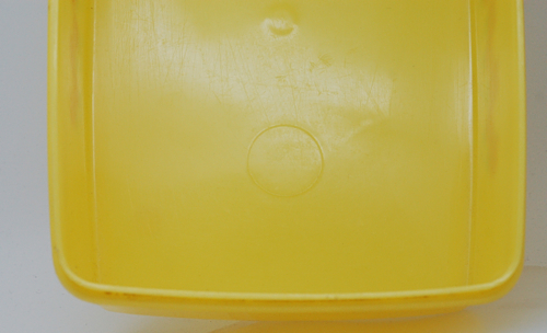 画像: ダイカプラスチック 保存容器 黄色花柄
